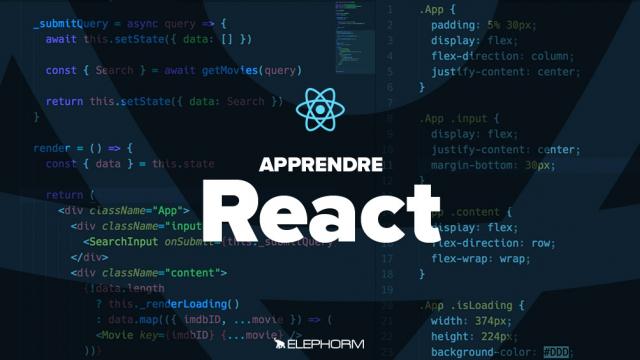 Apprendre ReactJS 2018