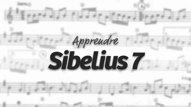 Apprendre Sibelius 7 - Logiciel de notation musicale le plus vendu au monde