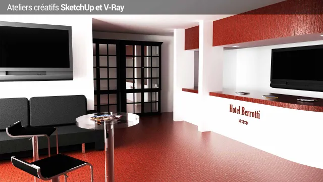 Apprendre V-Ray 2 pour SketchUp 2015 / 2016 - Le moteur de rendu 3D