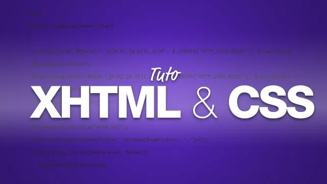 Apprendre XHTML & CSS