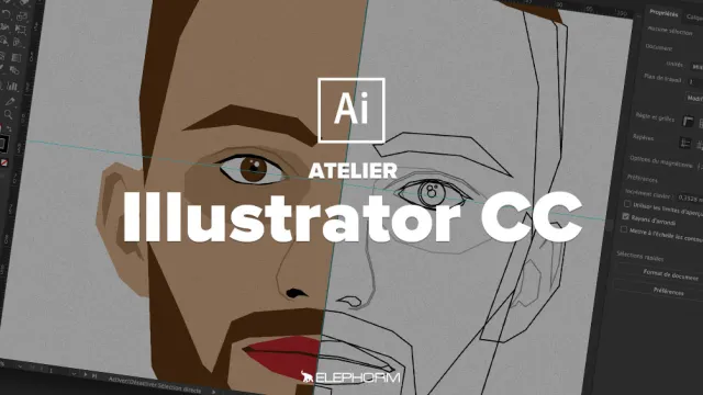 Atelier Illustrator CC 2018  - Créer un avatar
