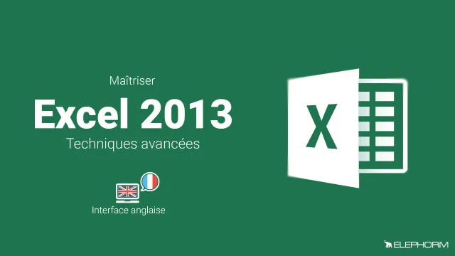 Excel 2013  - Techniques avancées - Interface anglaise