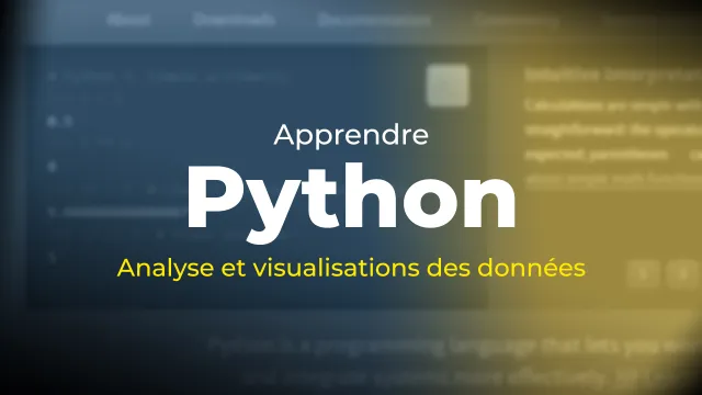 Maîtrisez Python : Analyse et visualisations des données