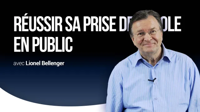 Réussir sa prise de parole en public