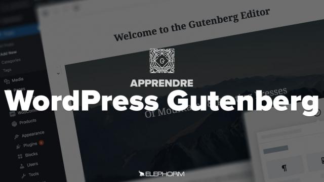 WordPress - Personnaliser son site avec Gutenberg et Twenty Nineteen