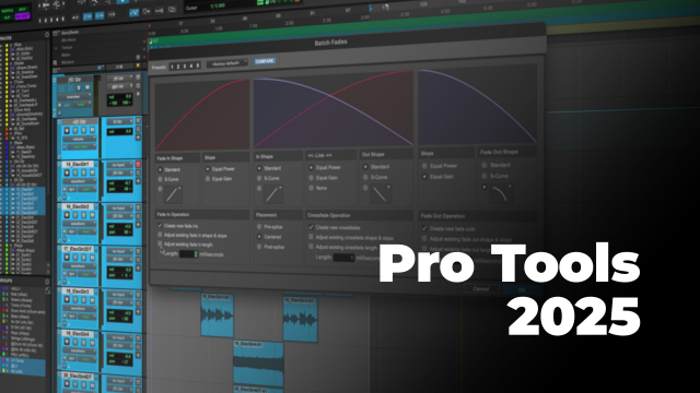 Pro Tools 2025 - Les fondamentaux de l'édition