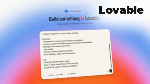 Apprendre Lovable AI pour concevoir vos premières applications en 1h