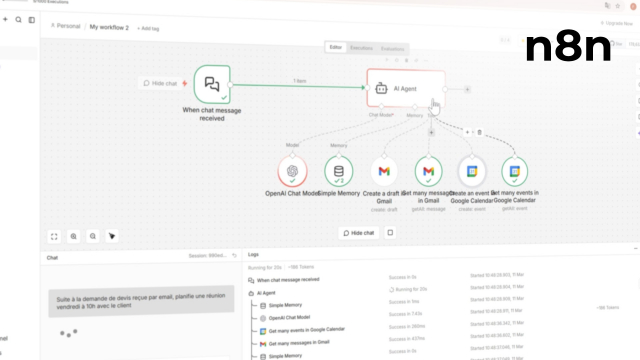 Maîtriser n8n pour créer votre Agent IA personnalisé