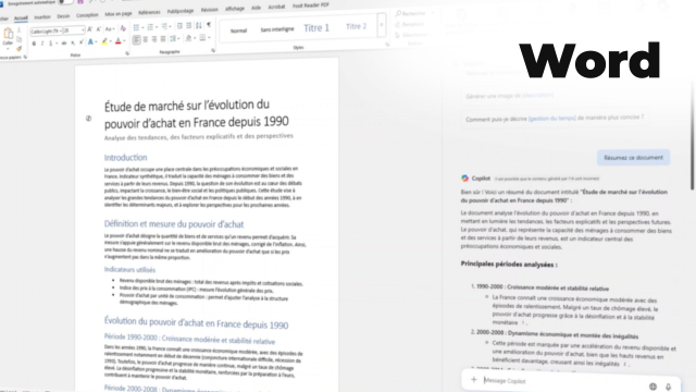 Apprendre Copilot IA pour Word