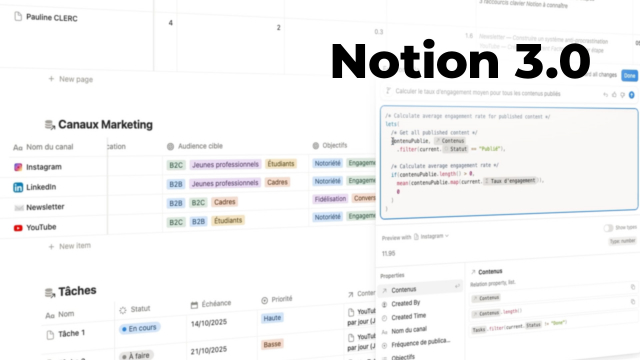 Apprendre Notion 3.0 et gagnez en efficacité grâce aux agents IA