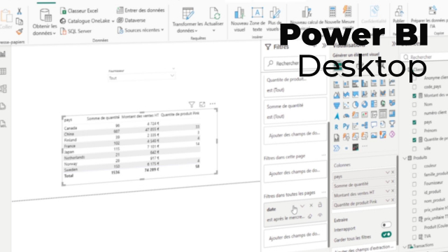 Maîtriser Power BI Desktop