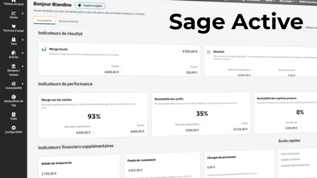 Maîtriser Sage Active - Comptabilité générale et auxiliaire