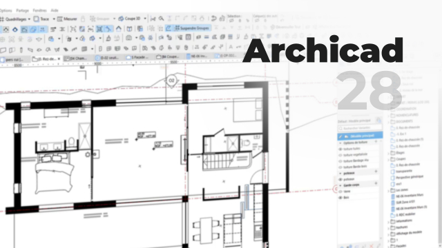 Apprendre Archicad 28 - L'environnement de la maquette numérique