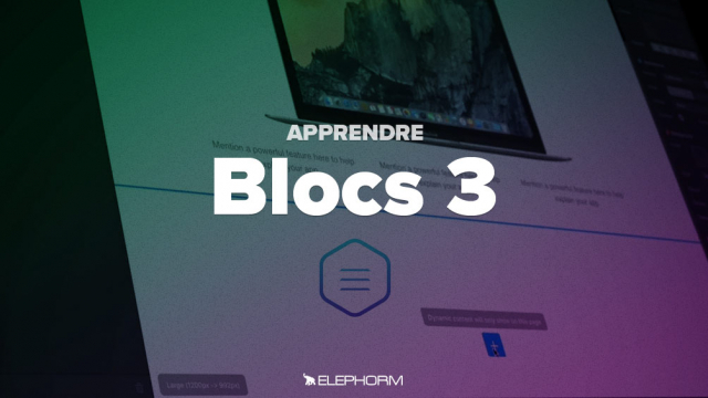 Créer son site internet avec Blocs 3