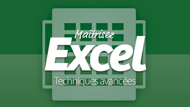 Maîtrisez Excel 2013 - Techniques Avancées